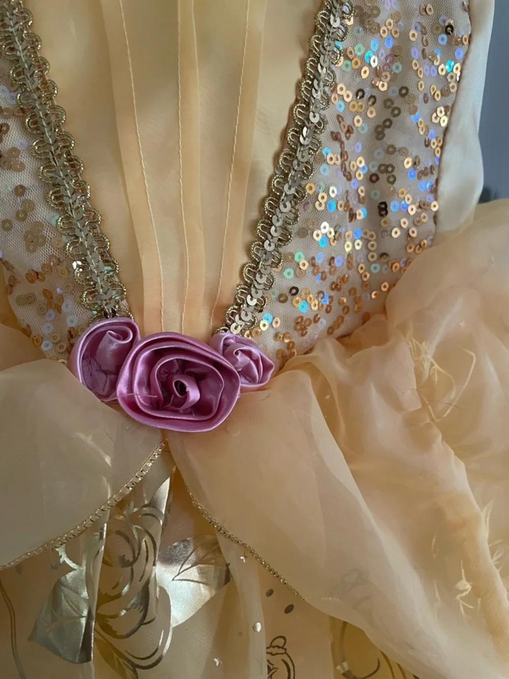 Disney Princess Belle Dress size 7/8 - Picture 4 of 7